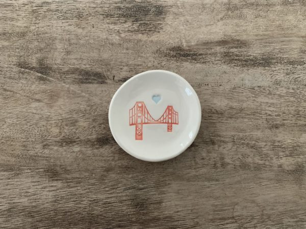 GGB dish with cloud heart