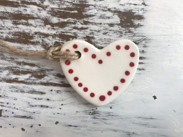red heart tags