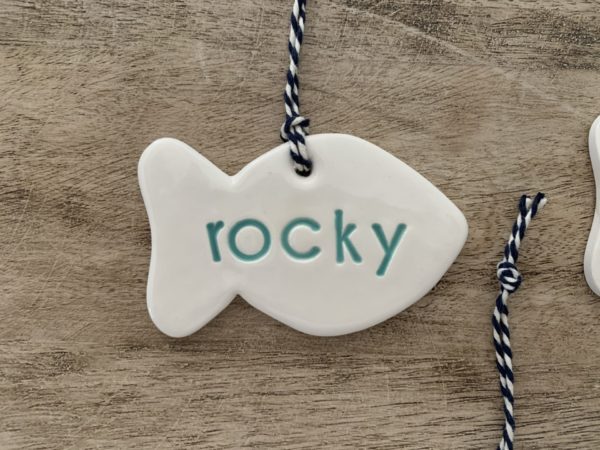 rocky fish ornament