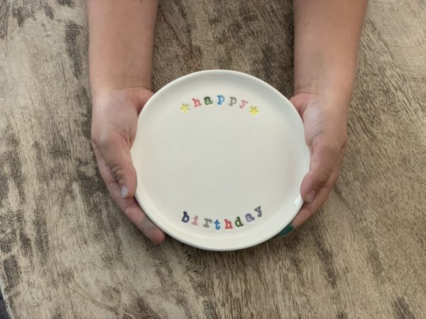 hb plate with hands