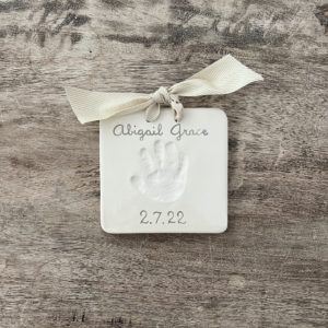 Single Ceramic Handprint Keepsake